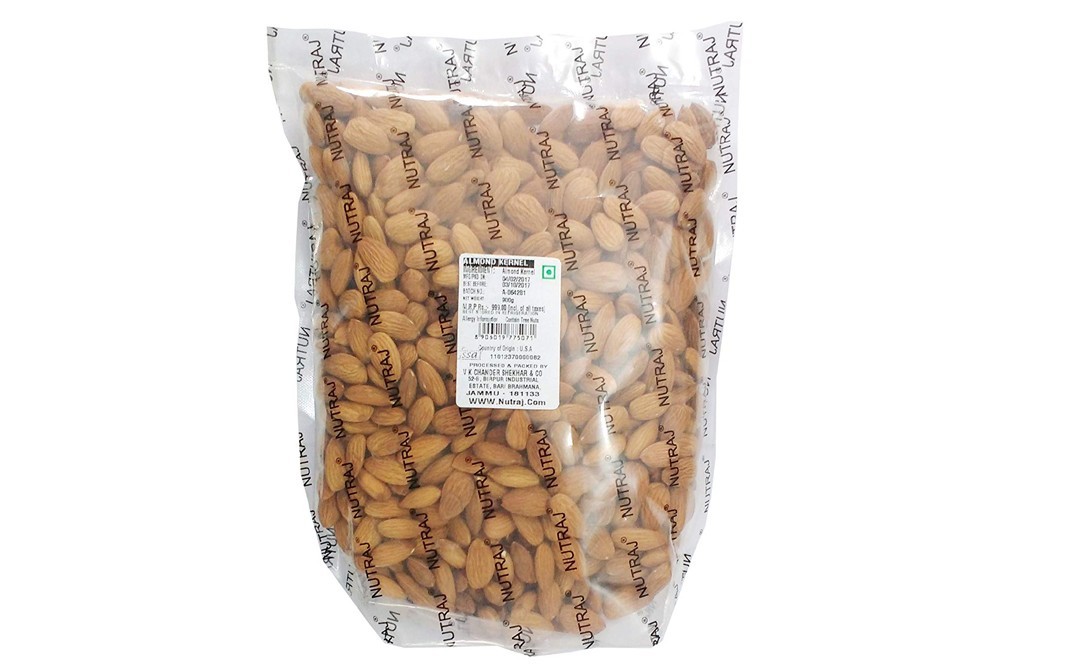 Nutraj Almond Kernel    Pack  900 grams